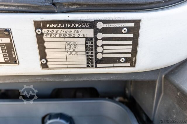 Koffer RENAULT D19.320 DXI+DHOLLANDIA 2T.