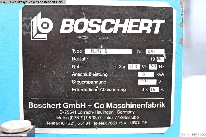 Ausklinkmaschine BOSCHERT K30-120 MINI S