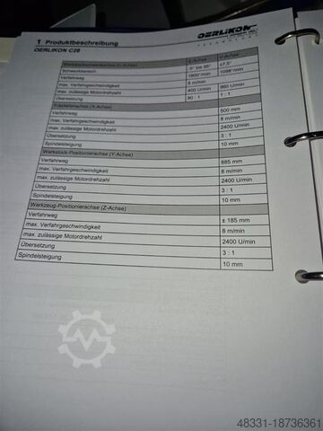 Bevel Gear Milling Machine Arc Gearing OERLIKON C28