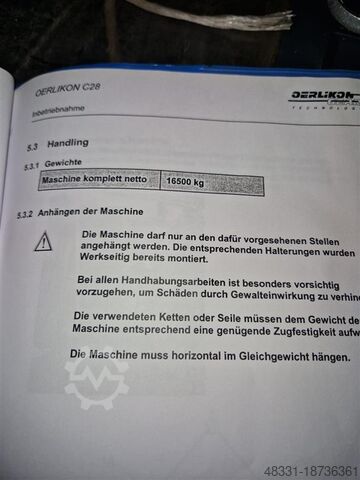 Bevel Gear Milling Machine Arc Gearing OERLIKON C28