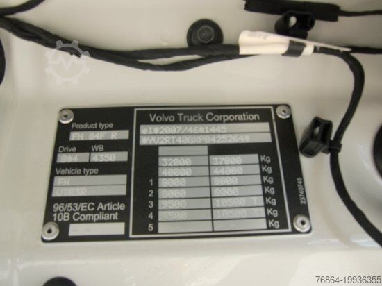 Driezijdige kipper VOLVO FH500 GESTEINSKIPPER, BORDMATIC, E6, I-SHIFT, REDARTER, ACHSLIFT