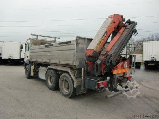 Háromirányú billenő teherautó MAN TGA 33.430 6X4 KIPPER, MANUEL, E4 PALFINGER BLATT-BLATT