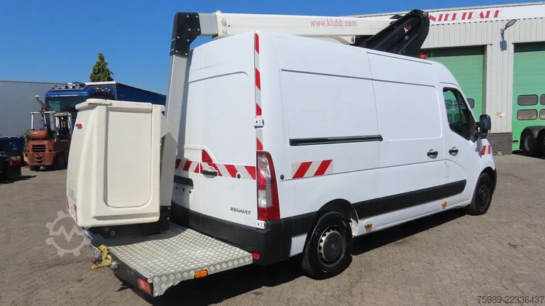 Hefplatform Renault Master 10,5 m,  3 SEATS,   KLUBB, 3500 kg, euro6