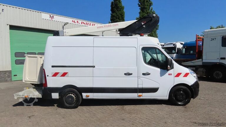 Hefplatform Renault Master 10,5 m,  3 SEATS,   KLUBB, 3500 kg, euro6