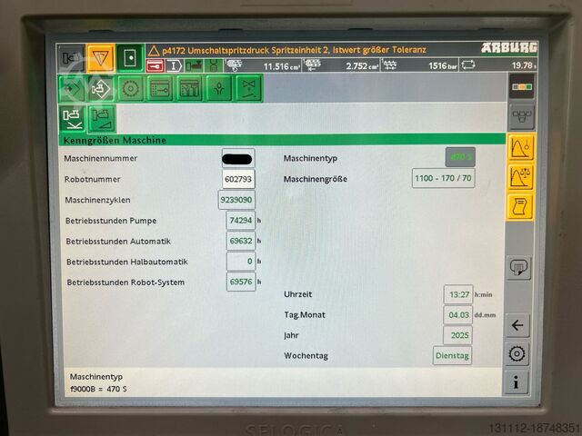 Spritzgießmaschine Top Arburg Arburg 470S 170/70