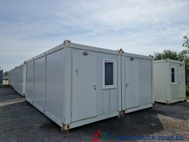 Remolque abierto con toldo  Sanitär Toiletten Container NEU 6 Toiletten