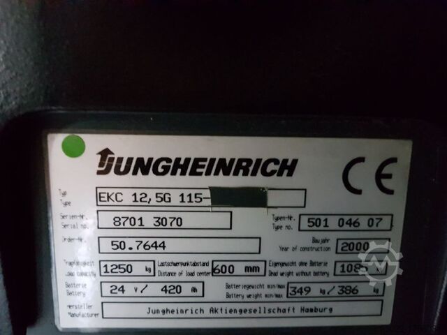 Carrello elevatore Jungheinrich EKC 12.5G-115