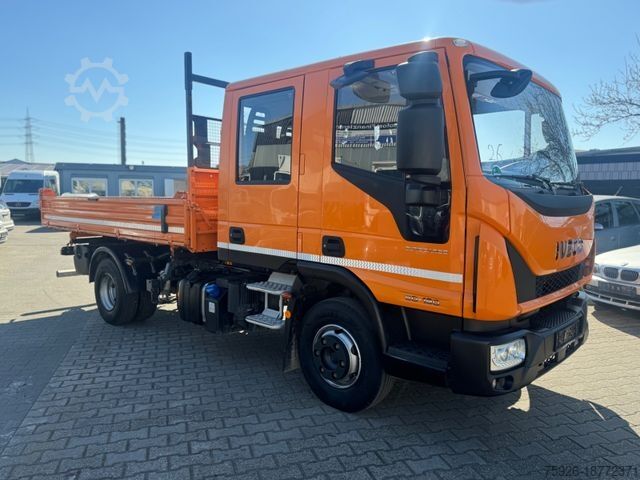 Kiepwagen bestelauto IVECO ML80E19 *Dreiseitenkipper* 1. Hand*Doka* 7-Sitze