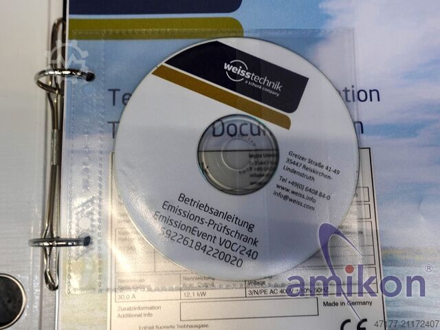 Klimatestskab +20 til +130°C, 240 l Weiss Technik EmissionEvent VOC/240