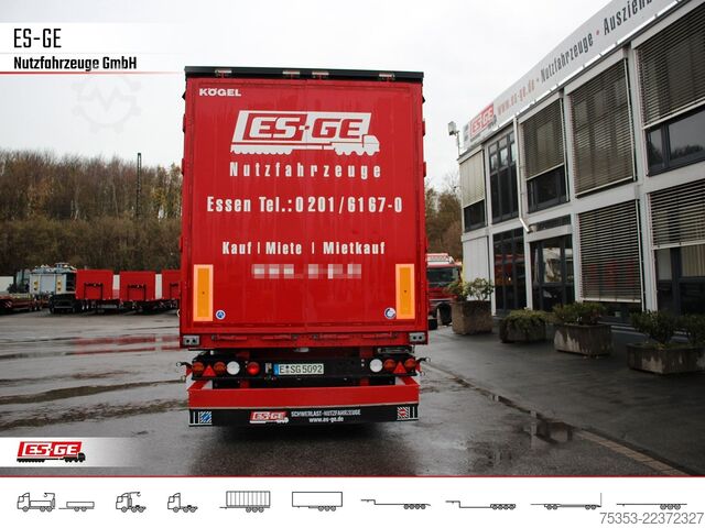 Open oplegger met zeil KÖGEL 3-Achs-Cargo-Coil-Pritschensattelanhänger