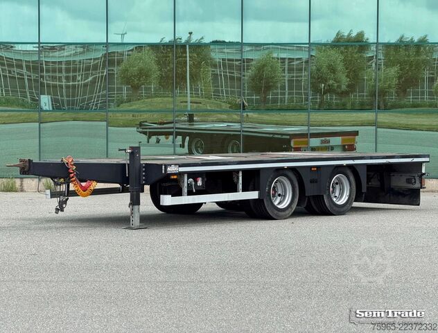 Aanhanger met werkplatform  Noyens NOYENS 01L 2 ASSER TROMMELREMMEN 600x254x