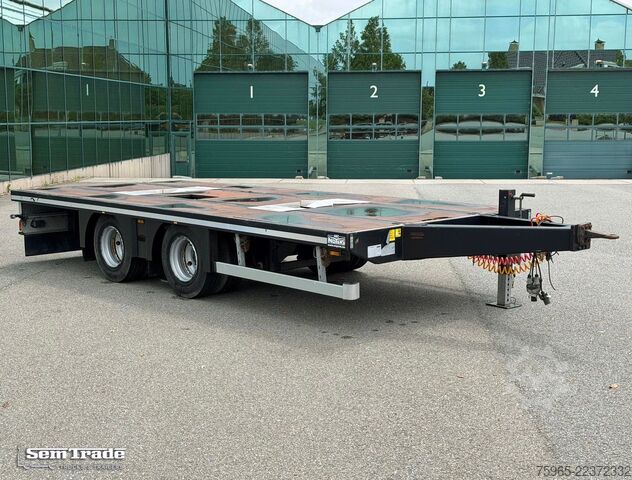 Aanhanger met werkplatform  Noyens NOYENS 01L 2 ASSER TROMMELREMMEN 600x254x