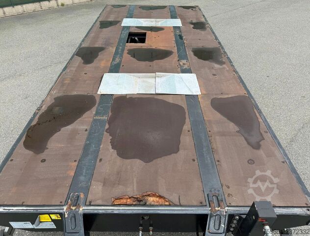Aanhanger met werkplatform  Noyens NOYENS 01L 2 ASSER TROMMELREMMEN 600x254x