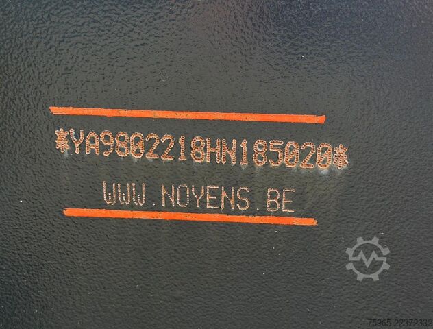 Aanhanger met werkplatform  Noyens NOYENS 01L 2 ASSER TROMMELREMMEN 600x254x