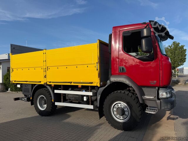 Vrachtauto met open laadbak RENAULT Midlum 280 DXI 4x4 Pritsche+LBW/BLATTFEDERUNG