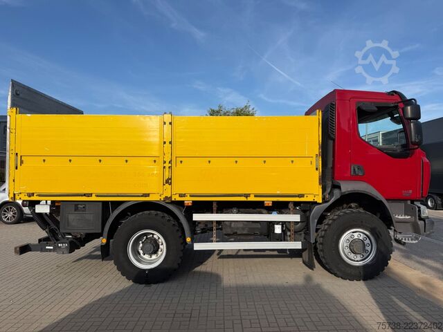 Vrachtauto met open laadbak RENAULT Midlum 280 DXI 4x4 Pritsche+LBW/BLATTFEDERUNG