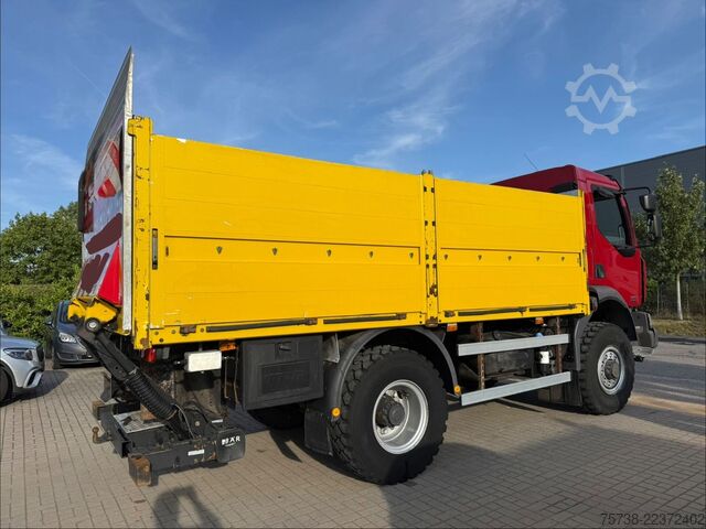 Vrachtauto met open laadbak RENAULT Midlum 280 DXI 4x4 Pritsche+LBW/BLATTFEDERUNG