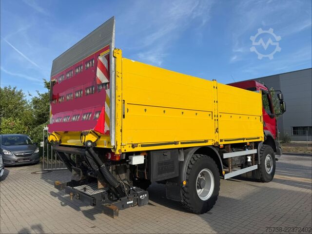 Vrachtauto met open laadbak RENAULT Midlum 280 DXI 4x4 Pritsche+LBW/BLATTFEDERUNG