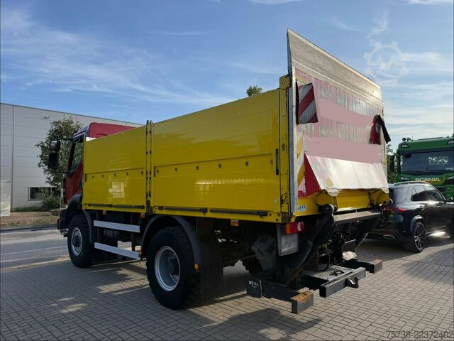 Vrachtauto met open laadbak RENAULT Midlum 280 DXI 4x4 Pritsche+LBW/BLATTFEDERUNG