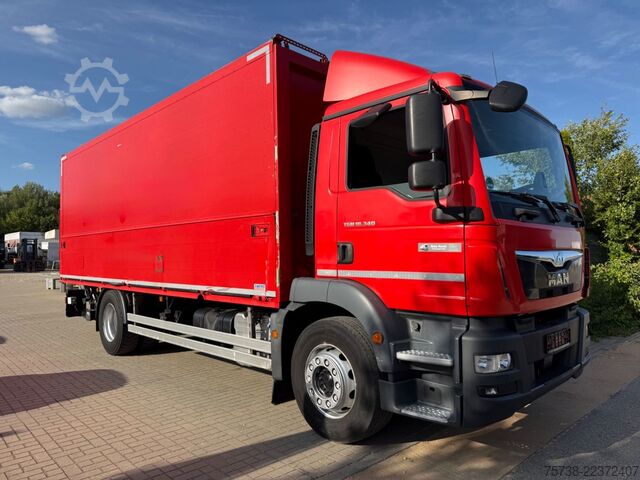 Drankentruck MAN TGM 18.340 Getränkewagen Ewers Schwenkwandaufbau