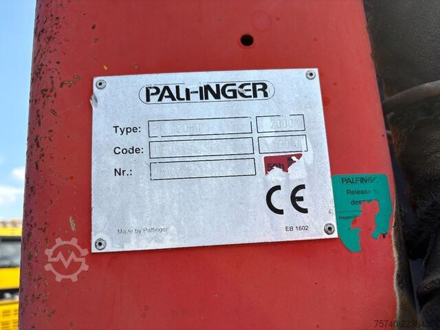 Containertransport (haakarmsysteem) MAN F 2000 28.364 + PALFINGER PK 12080 3X EXT + man...