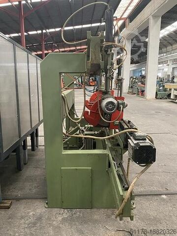 Φαλτσοπρίονο διπλής όψεως, με ρυθμιζόμενες κάθετες λεπίδες, 2 κάτω κεφαλές διάτρησης, 2 t...