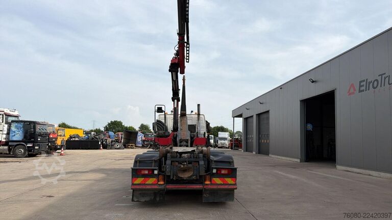 Containertransport (haakarmsysteem) Volvo FM 400 (BE TRUCK / HMF 1720-K3 / REMOTE / AJK H...