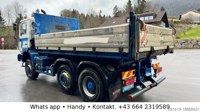 Sklápěcí vůz MAN 26.364 Allrad 6x4 Lift AchseKipper Bj 00
