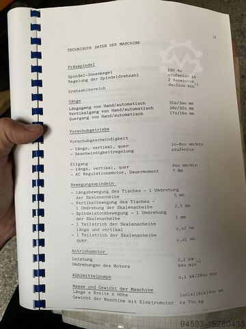 Tool milling machine TNC124 Macmon M100 ADR