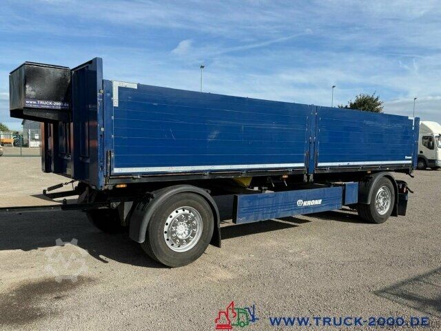 Otevřený přívěs s plachtou Krone AZ18K Baustoffanhänger Scheibenbremsen 1.Hand