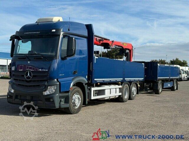 Otevřený přívěs s plachtou Krone AZ18K Baustoffanhänger Scheibenbremsen 1.Hand