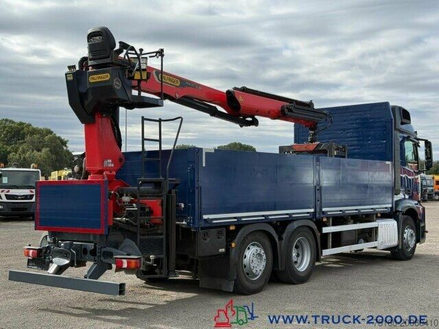 Vrachtauto met open laadbak Mercedes-Benz Actros 2643 StreamSpace Kran Palfinger PK20.501L