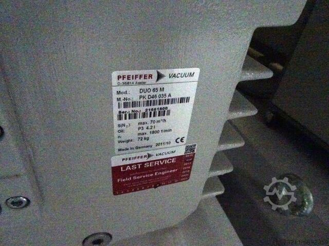 Balzers BAK 642 Sputtering System Balzers