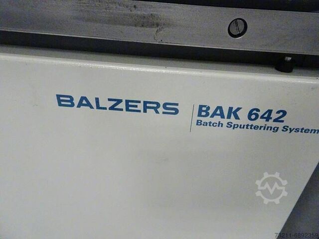Balzers BAK 642 porlasztó rendszer Balzers 