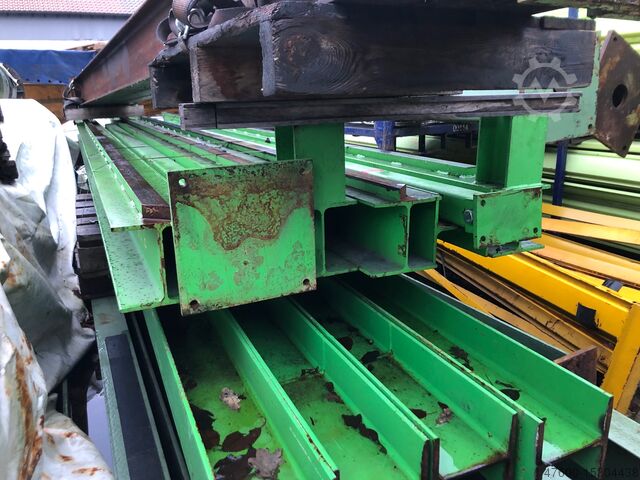 Vinç kanopisi Vinç İç mekan vinci Vinç pisti Stahl Portalkran Brückenkran Kettenzug 2x500Kg Stahlbau 16 x 7,6m IPE300 HEA200