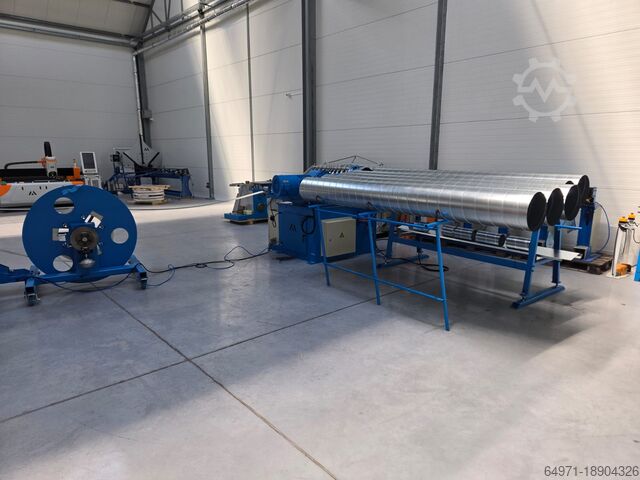 Maskine til produktion af spiralrør. METFORMER MTF 1602 Tube former