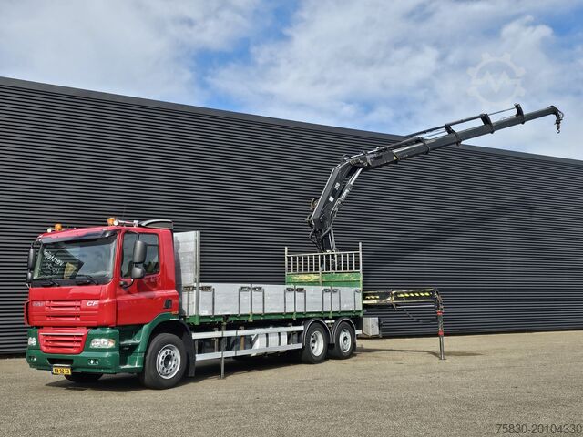 Laadplatform DAF CF 85.410 6x2 / HIAB 35 t/m crane / kran + REMOTE