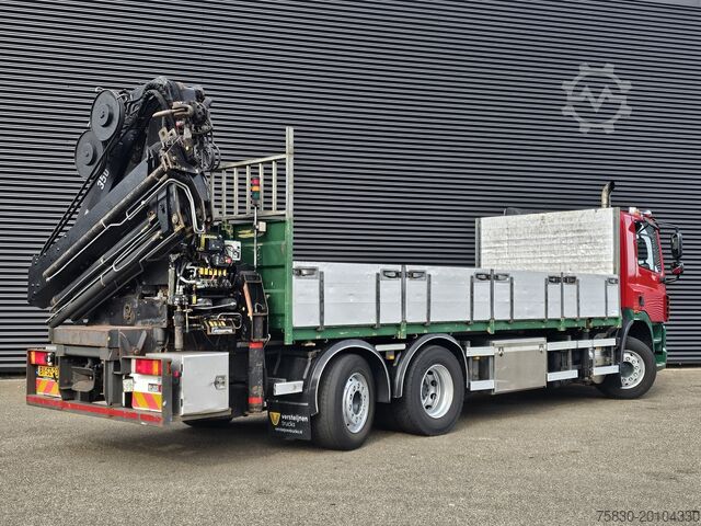 Laadplatform DAF CF 85.410 6x2 / HIAB 35 t/m crane / kran + REMOTE