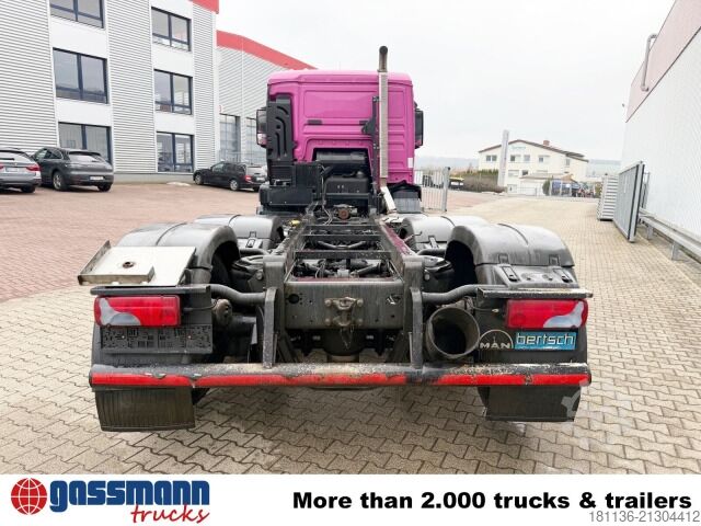 Roll-off tipper truck MAN TGS 28.440 6X4H-4 BL, HydroDrive, Lenk-/Liftachse,
