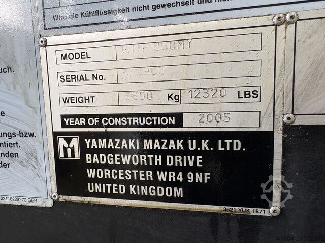 CNC eszterga MAZAK QUICK TURN NEXUS 250 MY