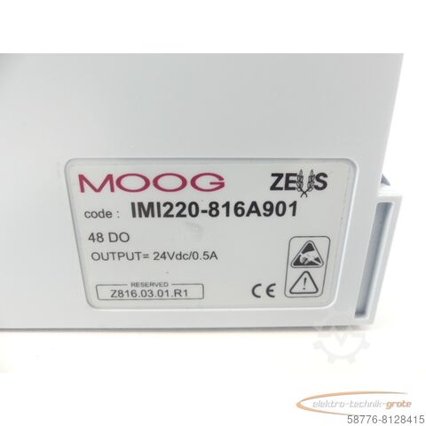 Komponens  MOOG ZEUS IMI220 - 816A901 48DO 24V / 0.5A Z816.03.01.R1