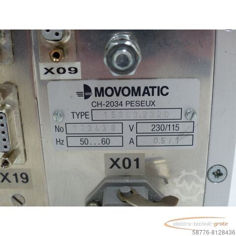 Bileşen Movomatic 15363.2320 SN:123438