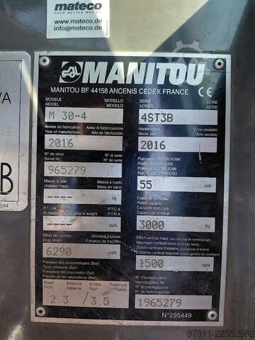 Viljuškar Manitou M30-4 ST3B