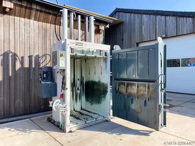 Papieren balenpers afvalpers afvalbeheer hsm V-Press 1160 Plus