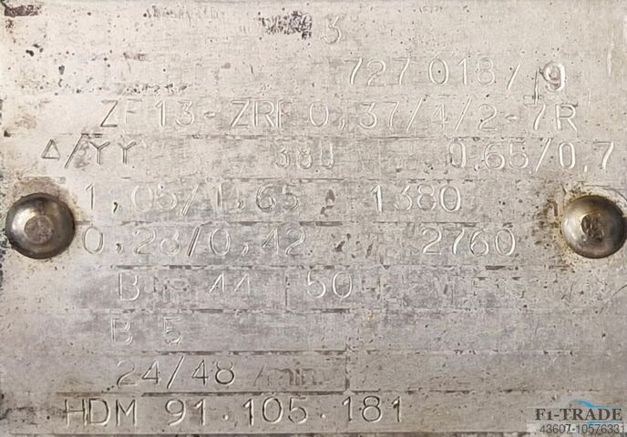 Motor voor Heidelberg SM 102 Baumüller F1