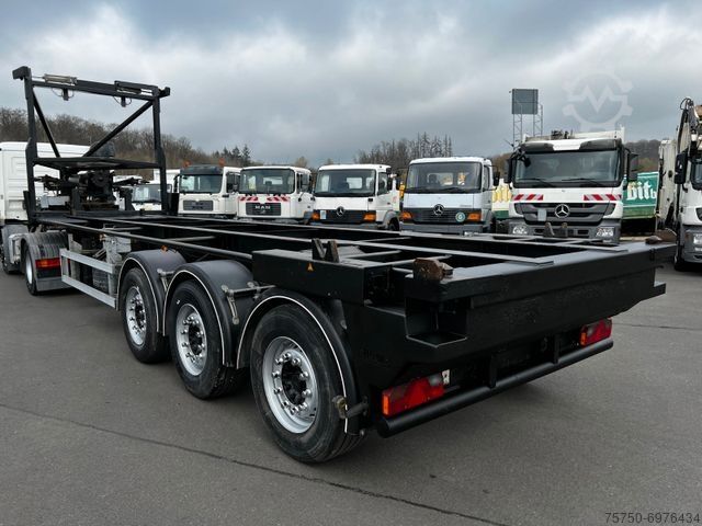 Oplegger H&W 3- Achs Auflieger für Presscontainer