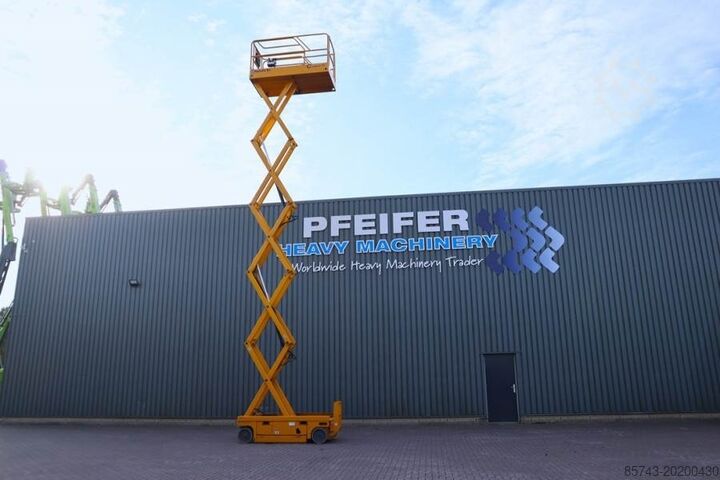 Schaarlift Haulotte Compact 12 Electric, 12m Working Height, 300kg Cap