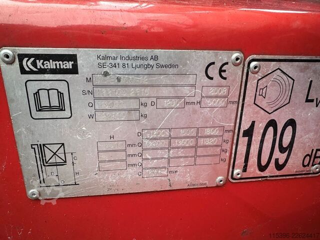 Tung gaffeltruck - Diesel Kalmar DCE 160-12