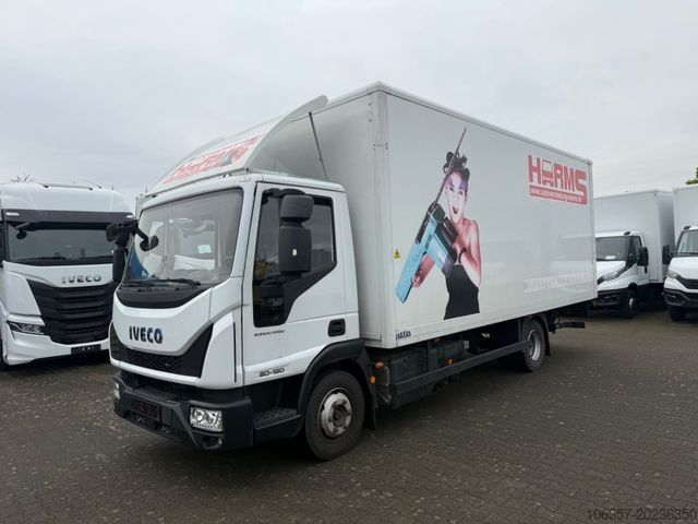 Furgoneta caja IVECO Eurocargo 80E19/P  Euro6D Koffer LBW 1000kg