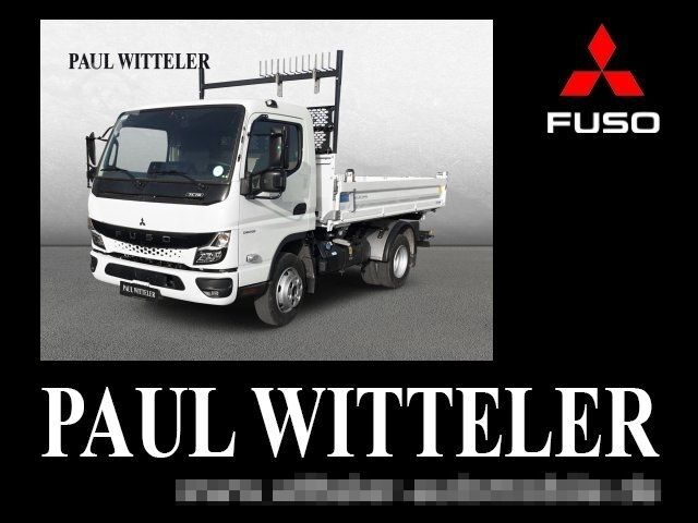 Τριαξονικό ανατρεπτικό βαν FUSO Canter 7C18 Meiller-Kipper Trigenius/AHK3,5t/LED